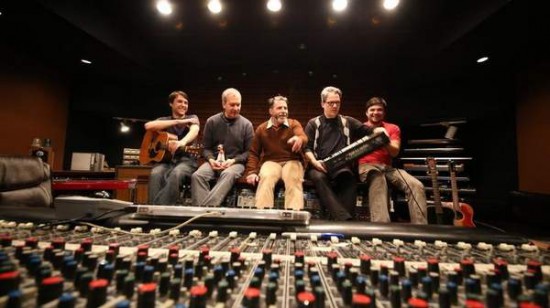 Tempermill's team of studio engineers, from left: Erik Maluchnik, Jim Kissling, Dave Feeny, Tony Hamera and Matt Basner. Feeny estimates that more than 1,000 records have been made at the studio. / Tempermill