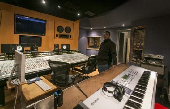 General manager Scott Guy stands in the 'blue room' at 54 Sound, a four-building complex with multiple studios, mixing rooms and a video production berth. The studio does steady business with gospel, rock and R&B projects. / Jarrad Henderson/Detroit Free Press