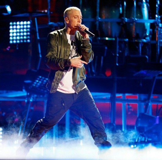 13 апреля 2014 года Eminem и Rihanna выступают с синглом The Monster в Лос-Анджелесе на MTV Movie Awards 2014