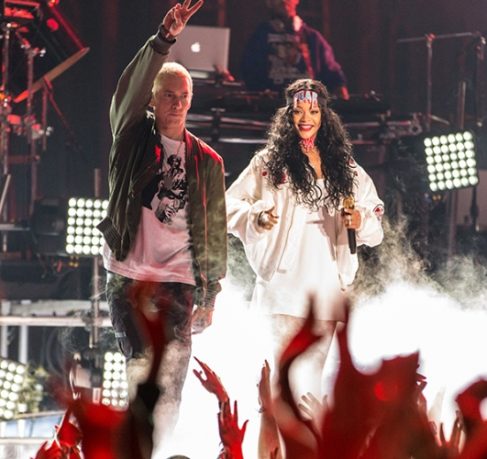 Eminem and Rihanna MTV Movie Awards 2014