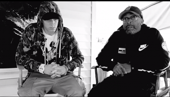 2014.05.10 - Spike Lee Talks Eminem Headlights Video