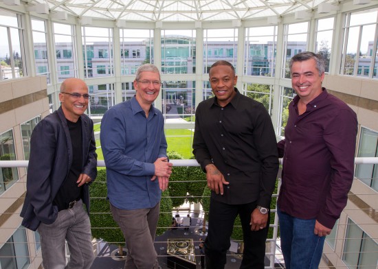 Apple and Beats -2014 - Jimmy Iovine, Tim Cook, Dr. Dre and Eddy Cue