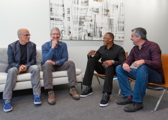 Apple and Beats Music -2014 - Jimmy Iovine, Tim Cook, Dr. Dre and Eddy Cue