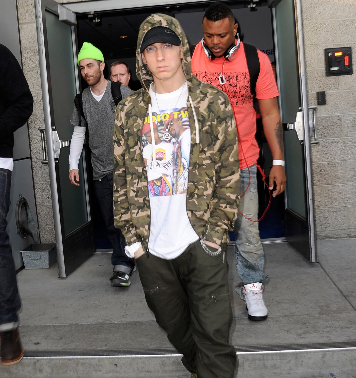Eminem, Mr. Porter, The Alchemist at MTV Movie Awards, Los-Angeles April 12, 2014