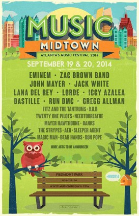 2014.06.24 - Eminem Heading to Atlanta for the Music Midtown Festival on September 19 & 20