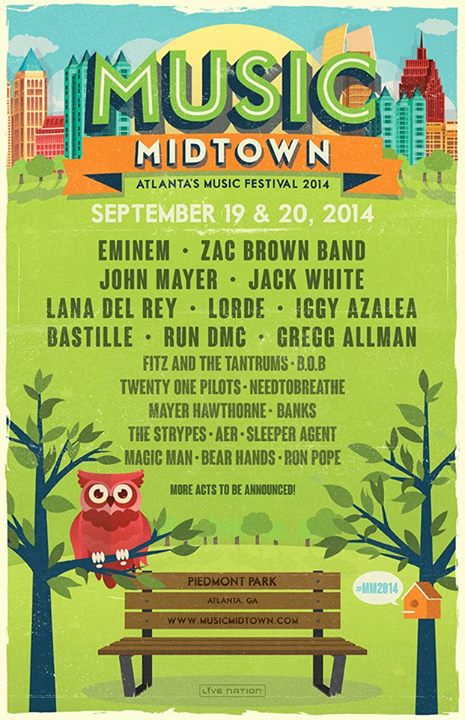 2014.06.24 - Eminem Heading to Atlanta for the Music Midtown Festival on September 19 & 20