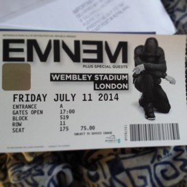 Eminem Wembley Stadium 11.07.2014