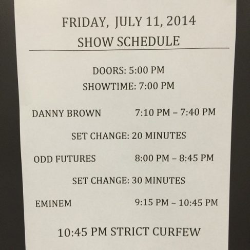 Eminem Wembley Stadium 11.07.2014