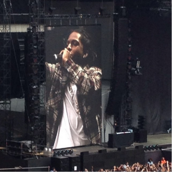 Eminem Wembley Stadium 12.07.2014 ASAP ROCKY