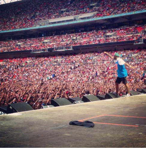 ASAP Rocky and Tyler, The Creator at Wembley yesterday