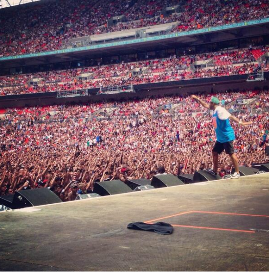 ASAP Rocky and Tyler, The Creator at Wembley yesterday