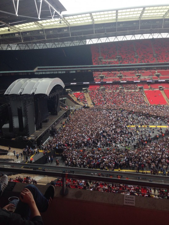 Eminem performing at Wembley Stadium | 11.July.2014
