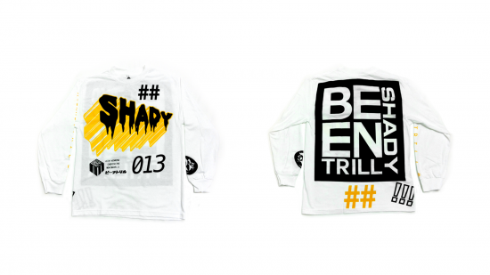 2014.07.18 - Shady Records x Been Trill - Official Long Sleeve T-Shirt (White)