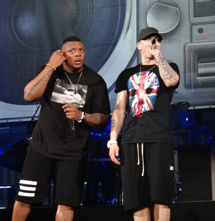 Eminem and Mr. Porter Wembley Stadium 12.07.2014