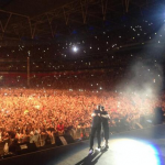 Eminem and Dr Dre in Wembley