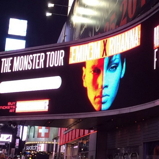 Реклама Eminem и Rihanna The Monster Tour