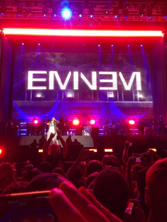 Eminem выступил на фестивале Lollapalooza 2014 (Grant Park, Chicago, Illinois) August 1, 2014.