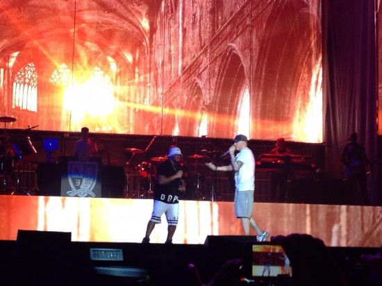 Eminem и Rihanna выступили на фестивале Lollapalooza 2014 (Grant Park, Chicago, Illinois) August 1, 2014.