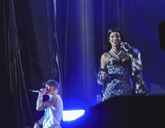 Eminem и Rihanna выступили на фестивале Lollapalooza 2014 (Grant Park, Chicago, Illinois) August 1, 2014.