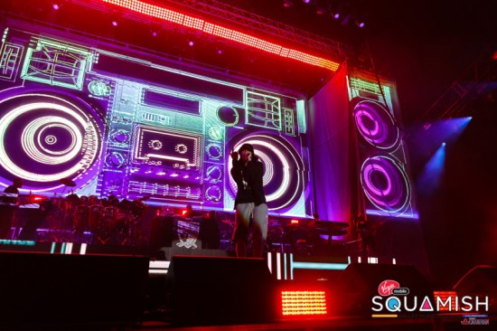 Eminem @ Squamish Valley Music Festival 2014 in Vancouver, Canada