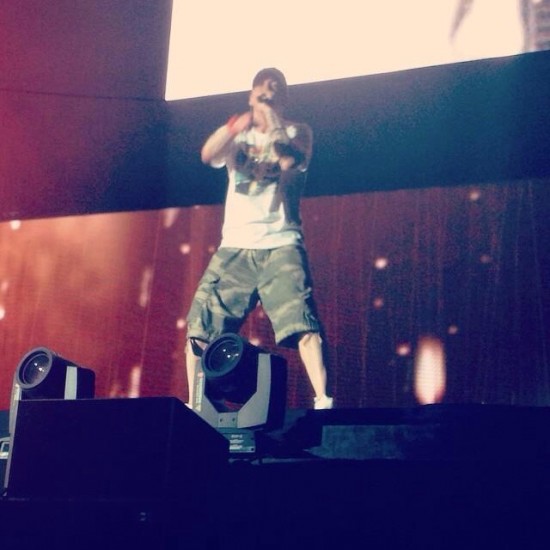 Eminem Comerica Park Detroit The Monster Tour 22 августа 2014