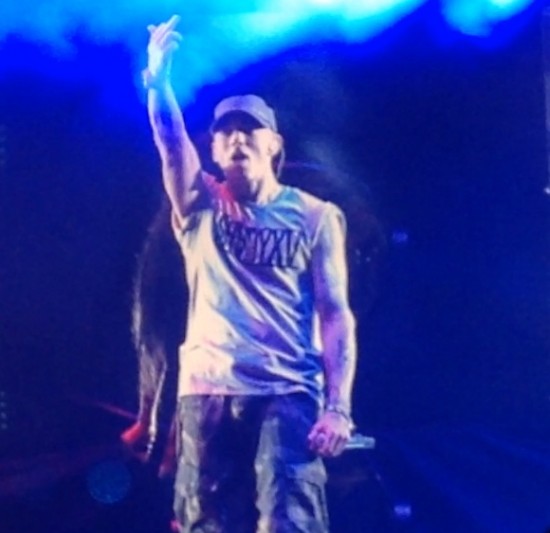 Eminem Comerica Park Detroit The Monster Tour 22 августа 2014