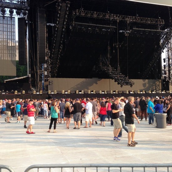 Eminem Comerica Park Detroit The Monster Tour 22 августа 2014