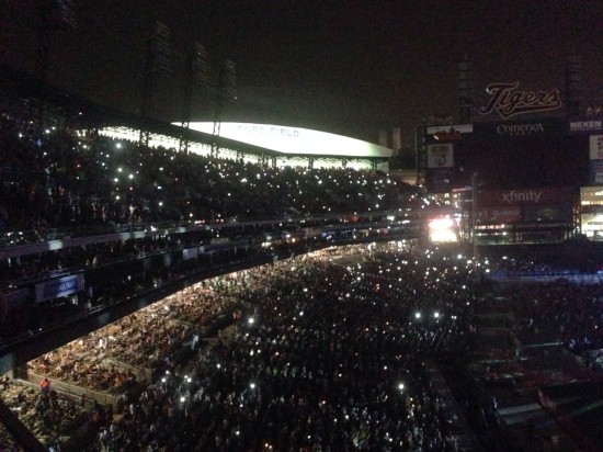 Eminem Comerica Park Detroit The Monster Tour 22 августа 2014