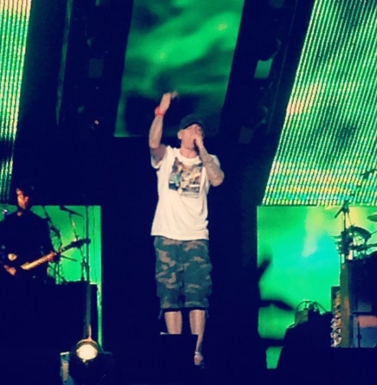 Eminem Comerica Park Detroit The Monster Tour 22 августа 2014