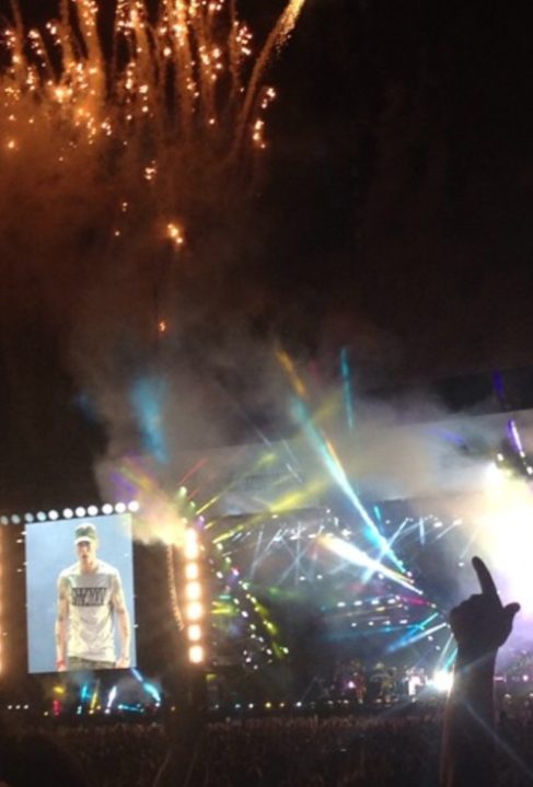 Eminem Comerica Park Detroit The Monster Tour 22 августа 2014