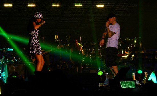 Eminem и Rihanna - The Monster Tour (Pasadena, Rose-Bowl) 08.08.2014