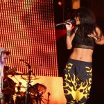 Eminem and Rihanna at The Monster Tour (Rose Bowl 7 aug 2014) 06