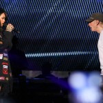 Eminem and Rihanna at The Monster Tour (Rose Bowl 7 aug 2014) 07