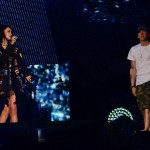 Eminem и Rihanna на The Monster Tour (Rose Bowl 7 августа 2014) 05