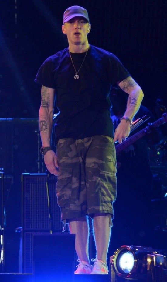 Eminem и Rihanna на The Monster Tour (Rose Bowl 7 августа 2014)