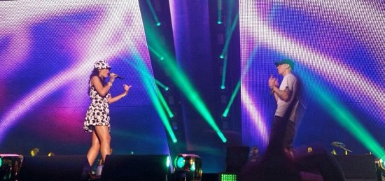 Eminem и Rihanna на The Monster Tour (Rose Bowl 7 августа 2014)