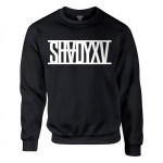 SHADYXV – Limited Edition Black Crewneck Sweatshirt / Чёрный свитер с длинным рукавом и белым логотипом «SHADYXV» на груди