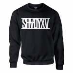 SHADYXV — Limited Edition Black Crewneck Sweatshirt / Чёрный свитер с длинным рукавом и белым логотипом «SHADYXV» на груди