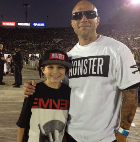 Cooper, 8 лет (вместе со своим отцом Chad’ом, 40 лет) Stan, The Monster Tour, фанат