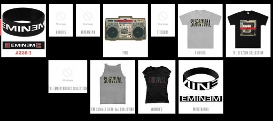 Eminem and Shady Records Back to School Sale. All t-shirts are just $10 – accessories are $5.  Shop now.