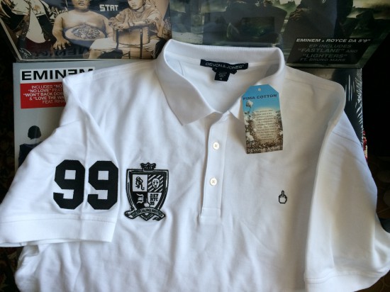 Eminem x Shady Records Country Club Rejects Polo White
