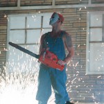 Eminem A Chainsaw And Jason Mask