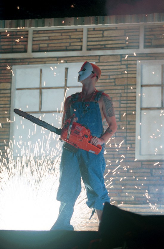 Eminem A Chainsaw And Jason Mask