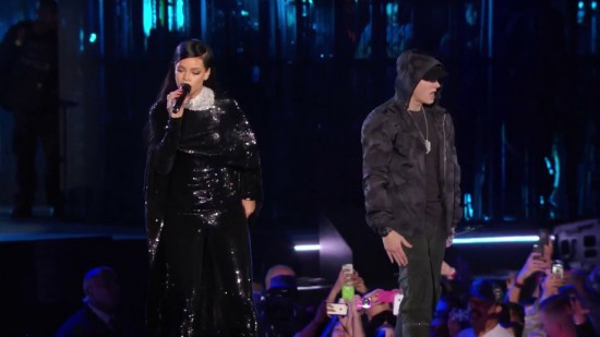 Rihanna and Eminem The Concert For Valor at The National Mall (November 11, 2014)Washington 2