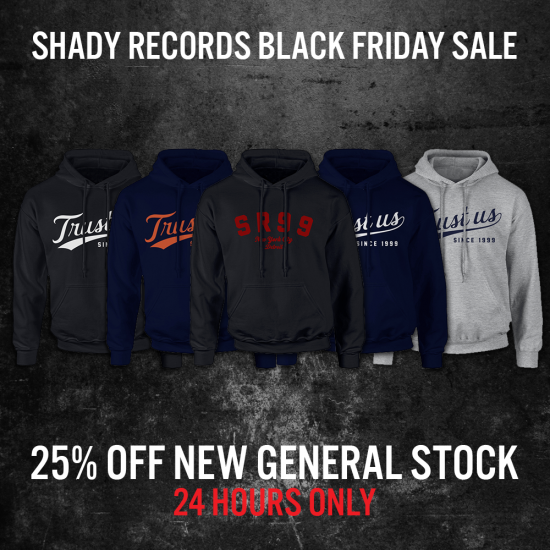 We're offering something for everyone today. 25% off all brand new designs and sale items in the Shady Store until midnight.
