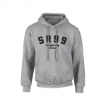 SR99 Hoodie — Black on Heather Gray