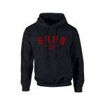 SR99 Hoodie — Red on Black