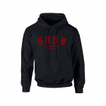 SR99 Hoodie – Red on Black