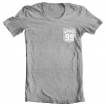 Shady 99 T-Shirt — White on Gray
