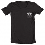 Shady 99 T-shirt — White on Black